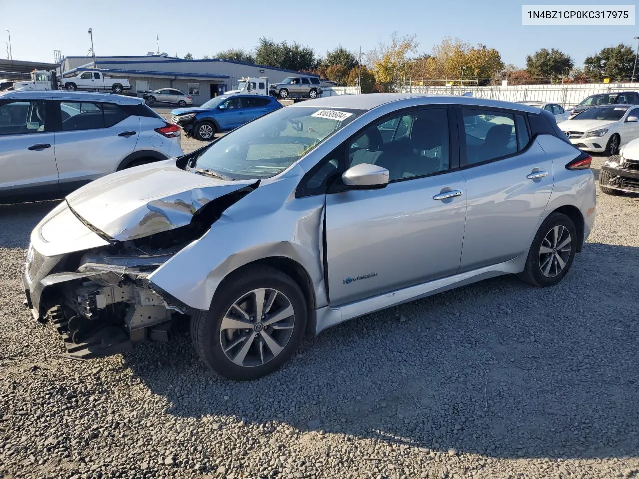 2019 Nissan Leaf S Plus VIN: 1N4BZ1CP0KC317975 Lot: 80038904