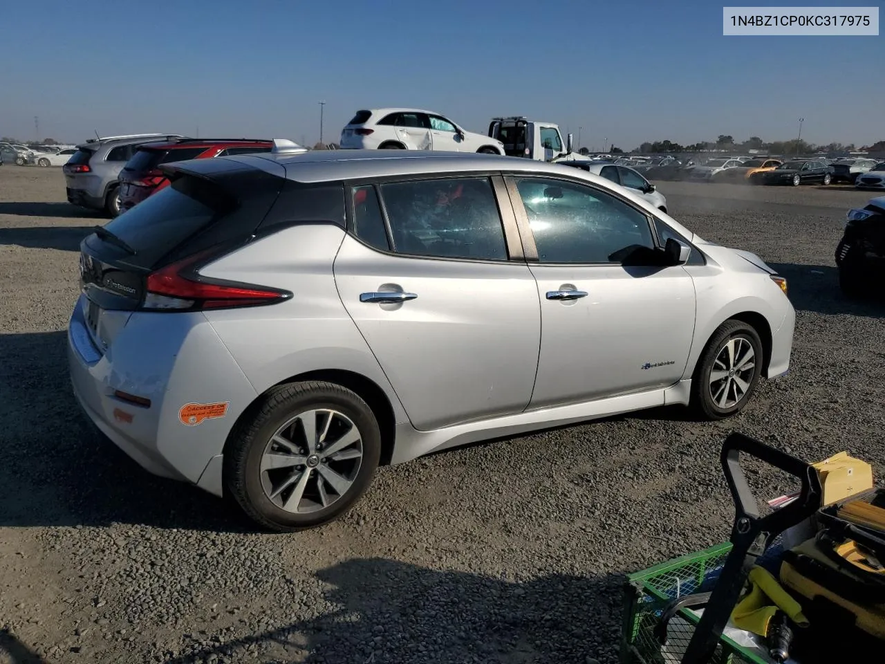 2019 Nissan Leaf S Plus VIN: 1N4BZ1CP0KC317975 Lot: 80038904