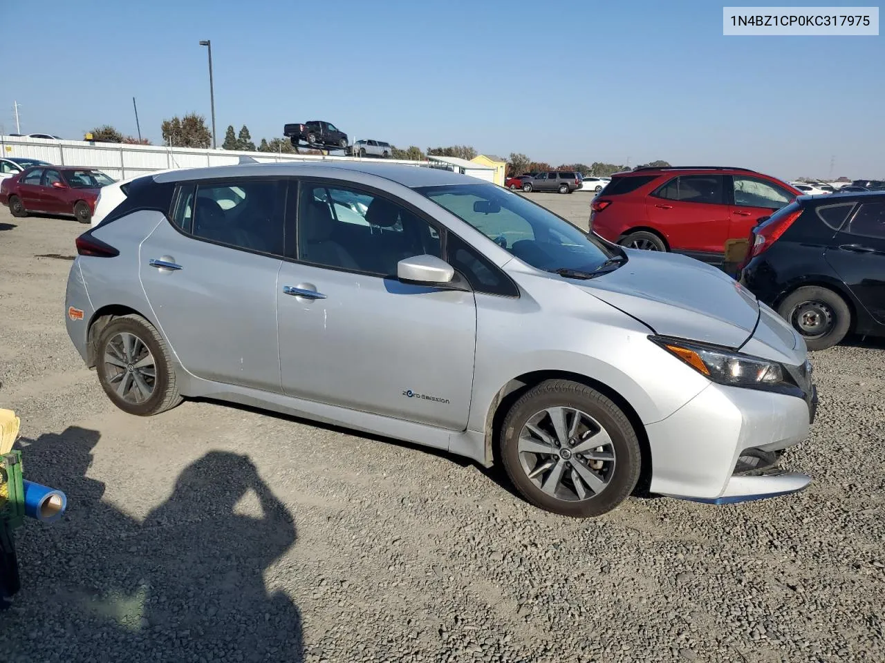 2019 Nissan Leaf S Plus VIN: 1N4BZ1CP0KC317975 Lot: 80038904