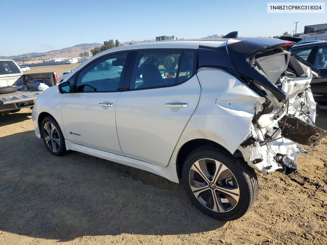 2019 Nissan Leaf S Plus VIN: 1N4BZ1CP8KC318324 Lot: 80060814