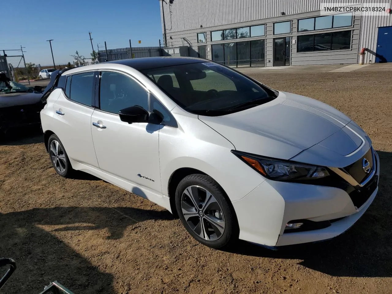 2019 Nissan Leaf S Plus VIN: 1N4BZ1CP8KC318324 Lot: 80060814