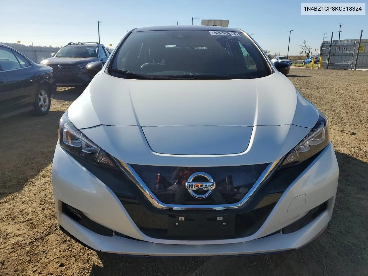 2019 Nissan Leaf S Plus VIN: 1N4BZ1CP8KC318324 Lot: 80060814