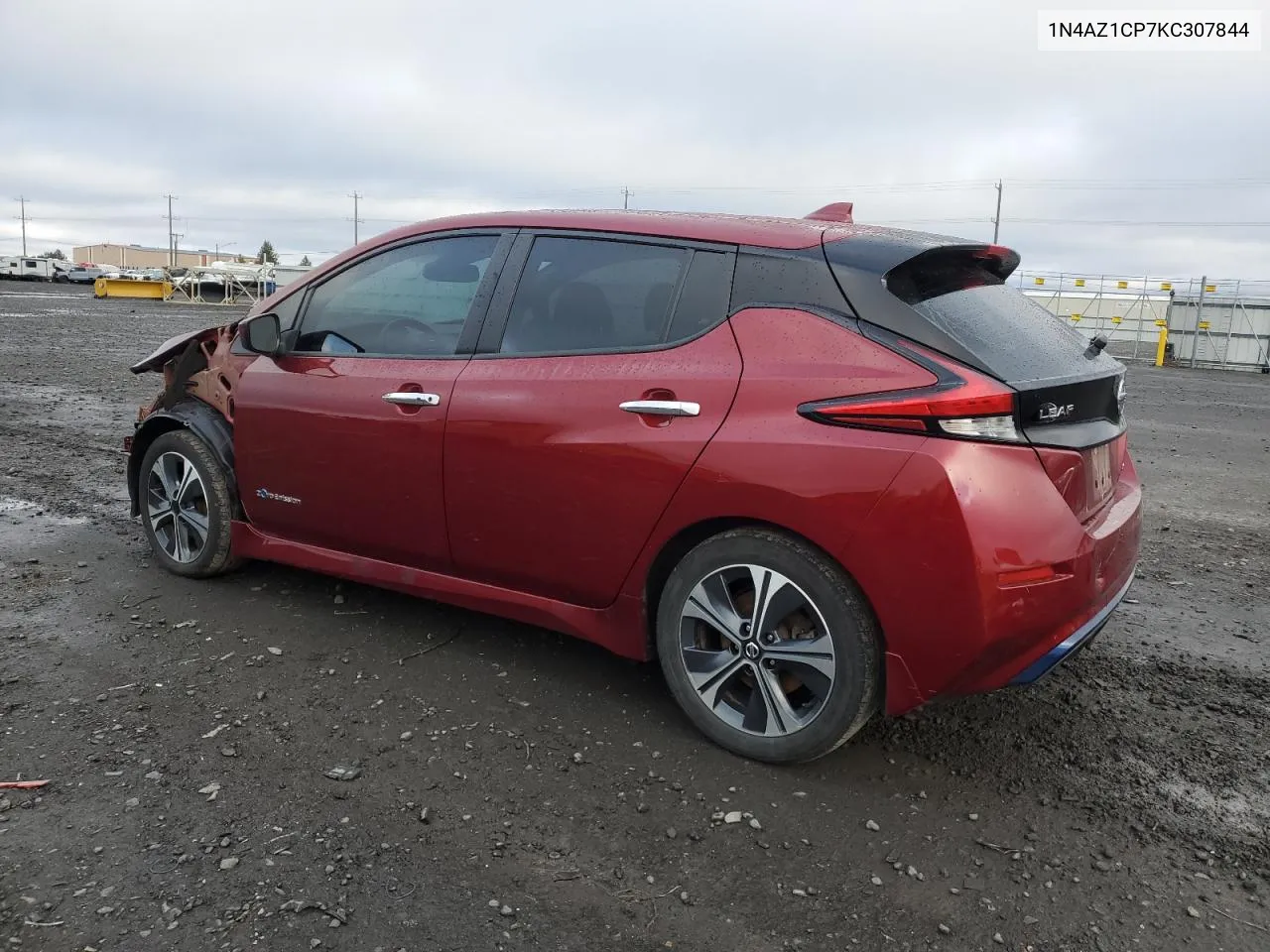 2019 Nissan Leaf S VIN: 1N4AZ1CP7KC307844 Lot: 80878484