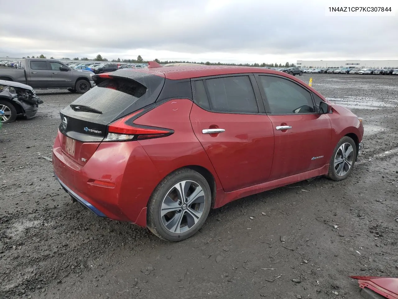 2019 Nissan Leaf S VIN: 1N4AZ1CP7KC307844 Lot: 80878484