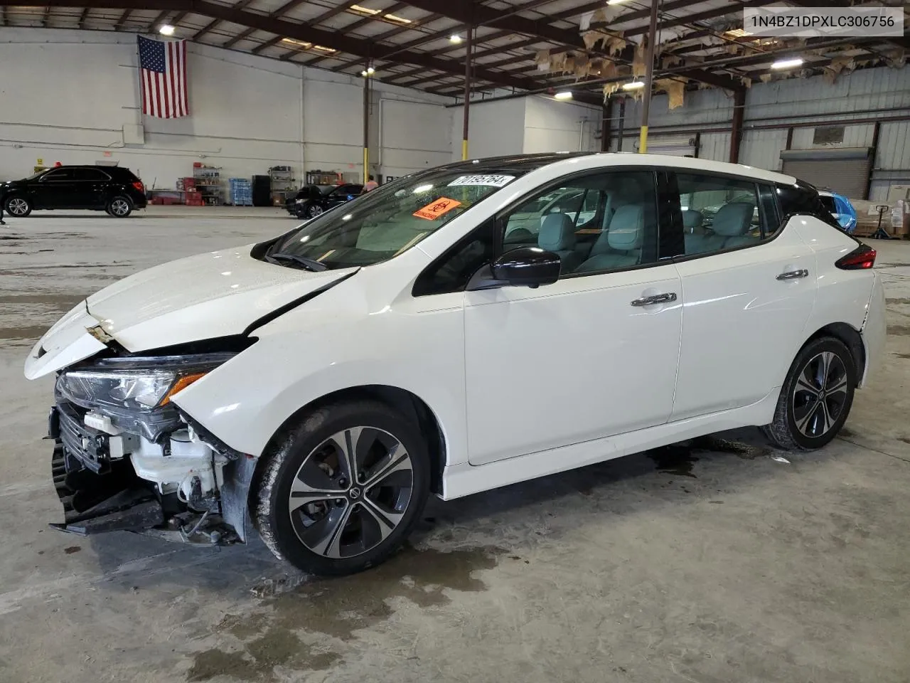 2020 Nissan Leaf Sl Plus VIN: 1N4BZ1DPXLC306756 Lot: 70195764