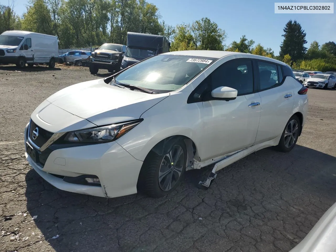 2020 Nissan Leaf Sv VIN: 1N4AZ1CP8LC302802 Lot: 73672984