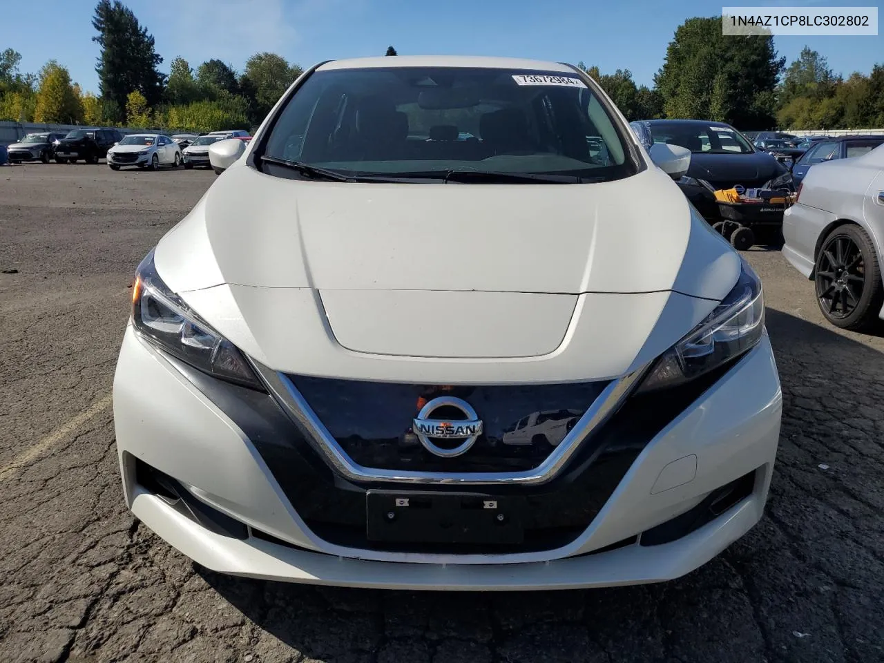 2020 Nissan Leaf Sv VIN: 1N4AZ1CP8LC302802 Lot: 73672984