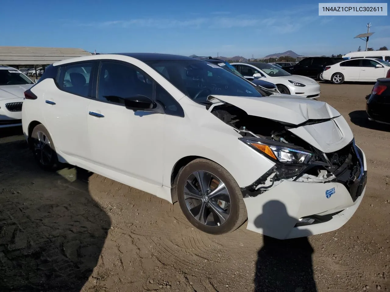 2020 Nissan Leaf Sv VIN: 1N4AZ1CP1LC302611 Lot: 75553254