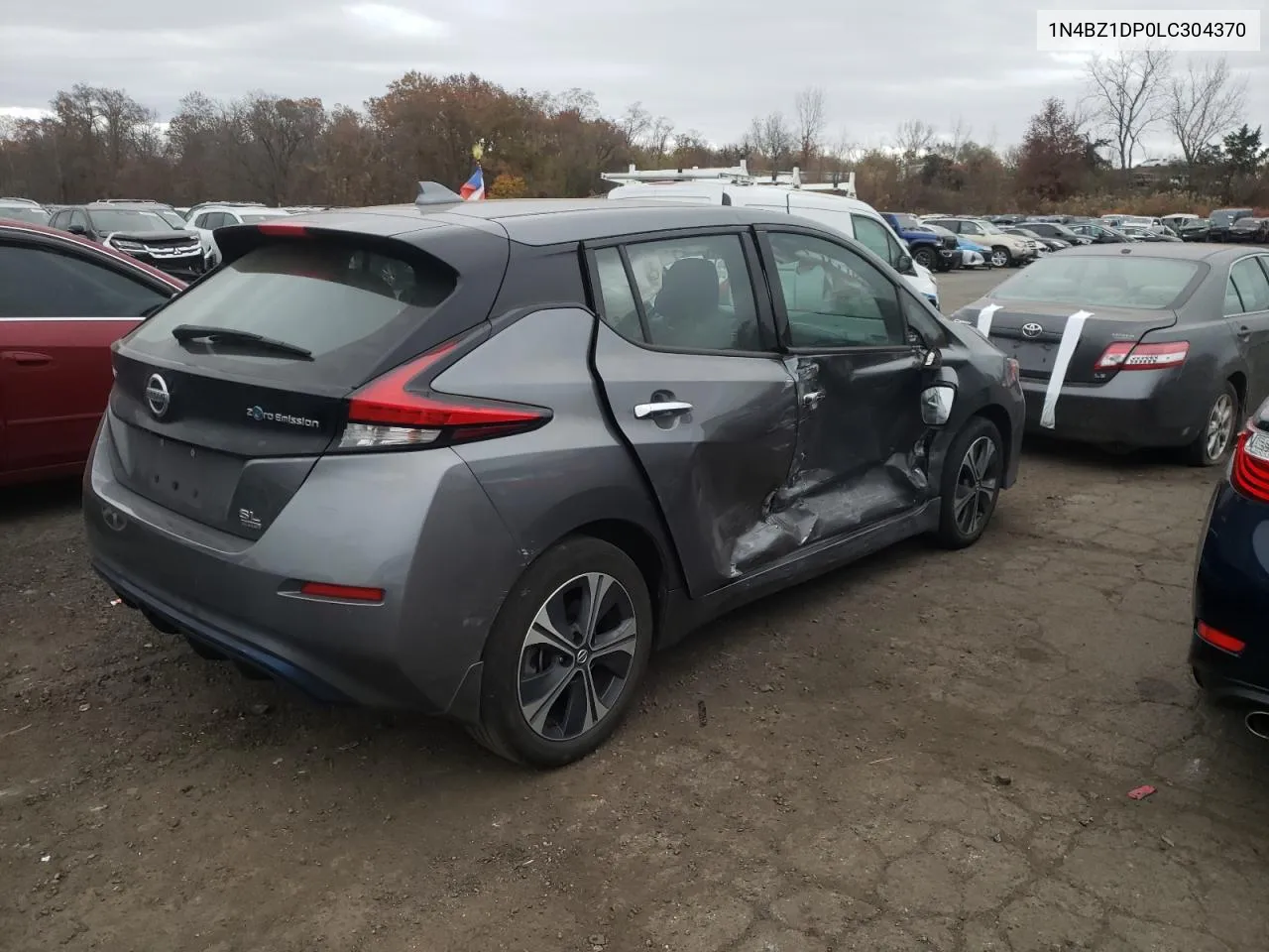 2020 Nissan Leaf Sl Plus VIN: 1N4BZ1DP0LC304370 Lot: 77338964