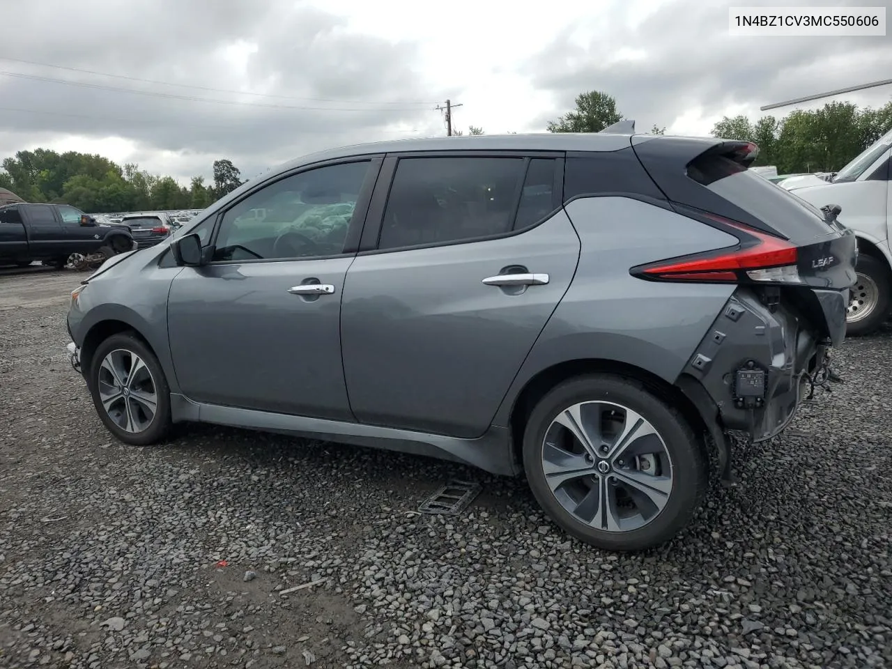 1N4BZ1CV3MC550606 2021 Nissan Leaf Sv Plus