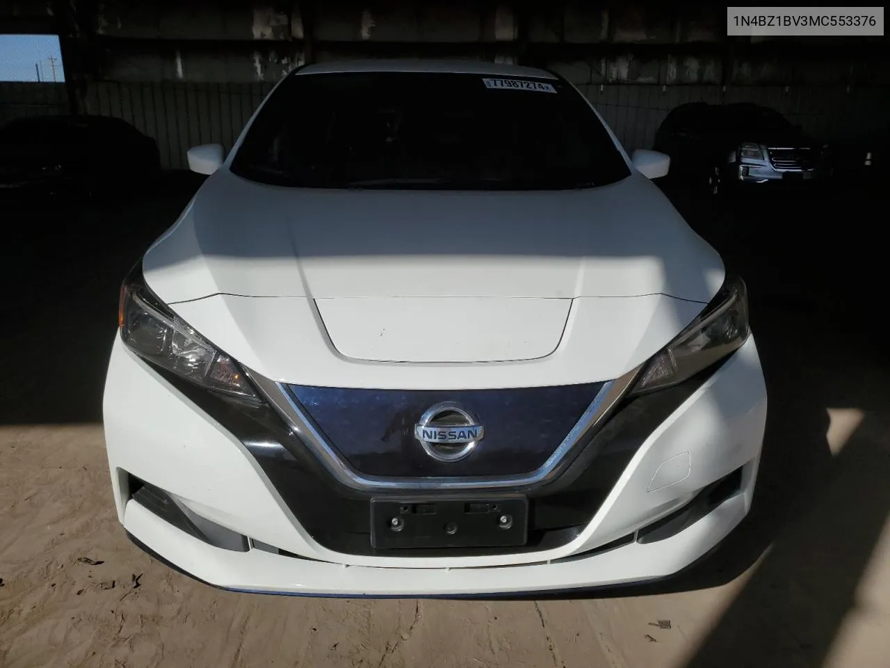 2021 Nissan Leaf S Plus VIN: 1N4BZ1BV3MC553376 Lot: 77987274