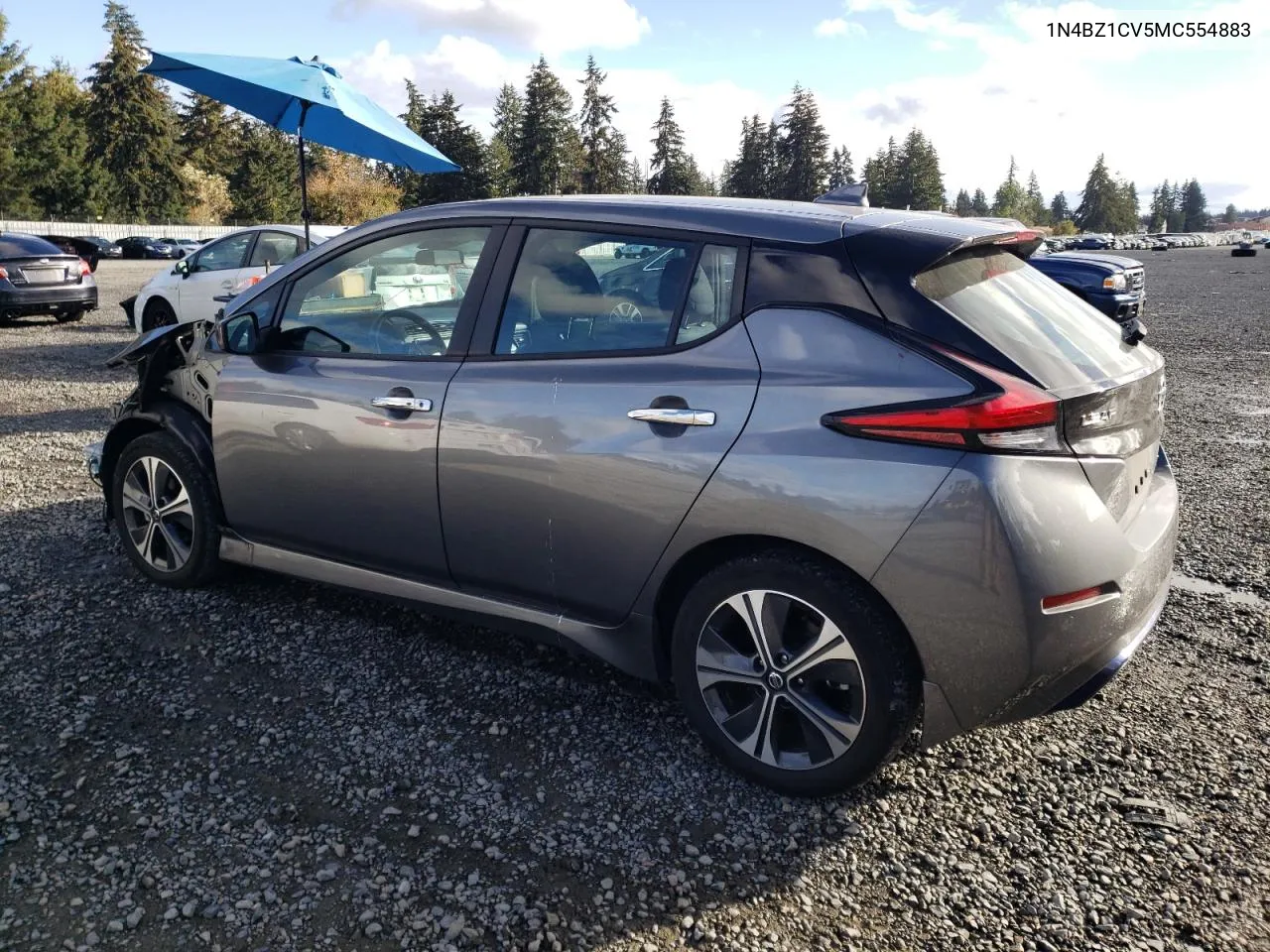 2021 Nissan Leaf Sv Plus VIN: 1N4BZ1CV5MC554883 Lot: 78406944