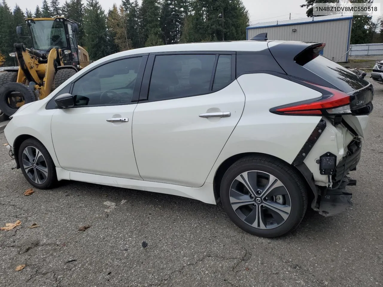 2021 Nissan Leaf Sl Plus VIN: 1N4BZ1DV8MC550518 Lot: 78930004