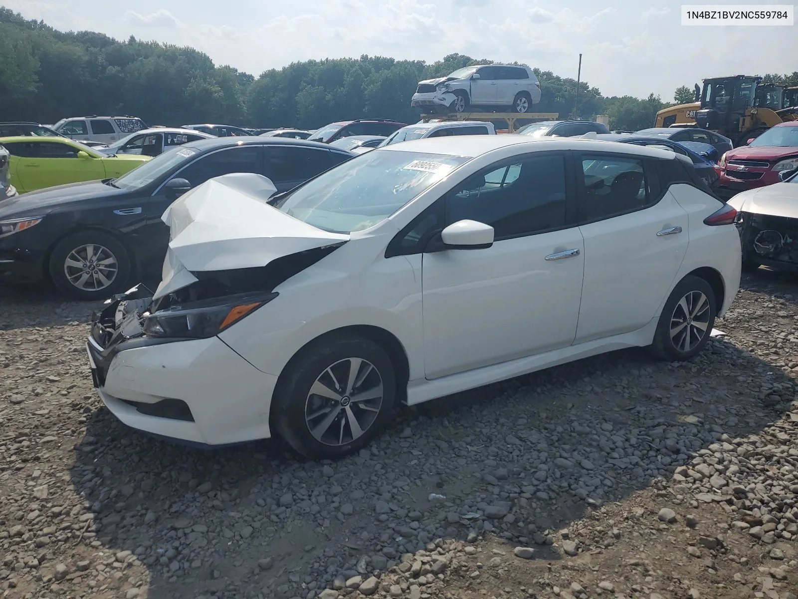 2022 Nissan Leaf S Plus VIN: 1N4BZ1BV2NC559784 Lot: 60925504