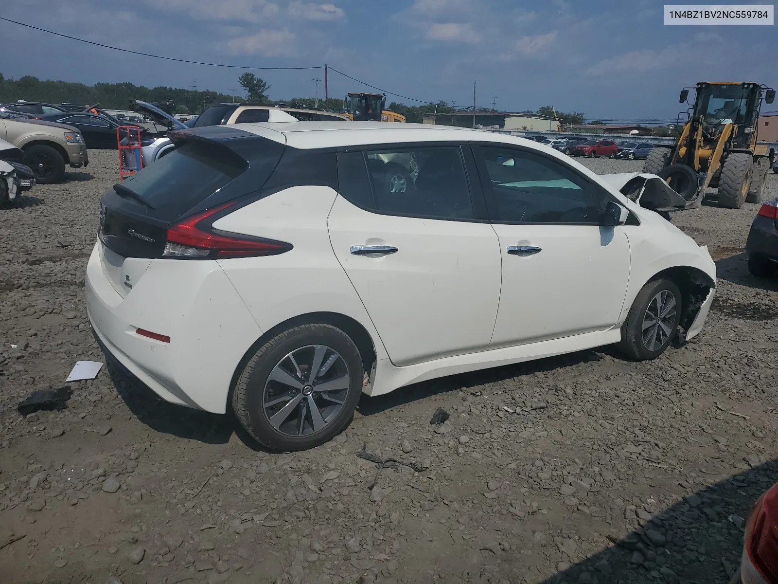 2022 Nissan Leaf S Plus VIN: 1N4BZ1BV2NC559784 Lot: 60925504