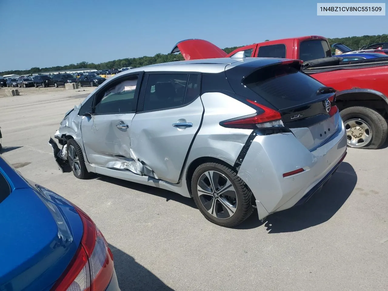 1N4BZ1CV8NC551509 2022 Nissan Leaf Sv Plus