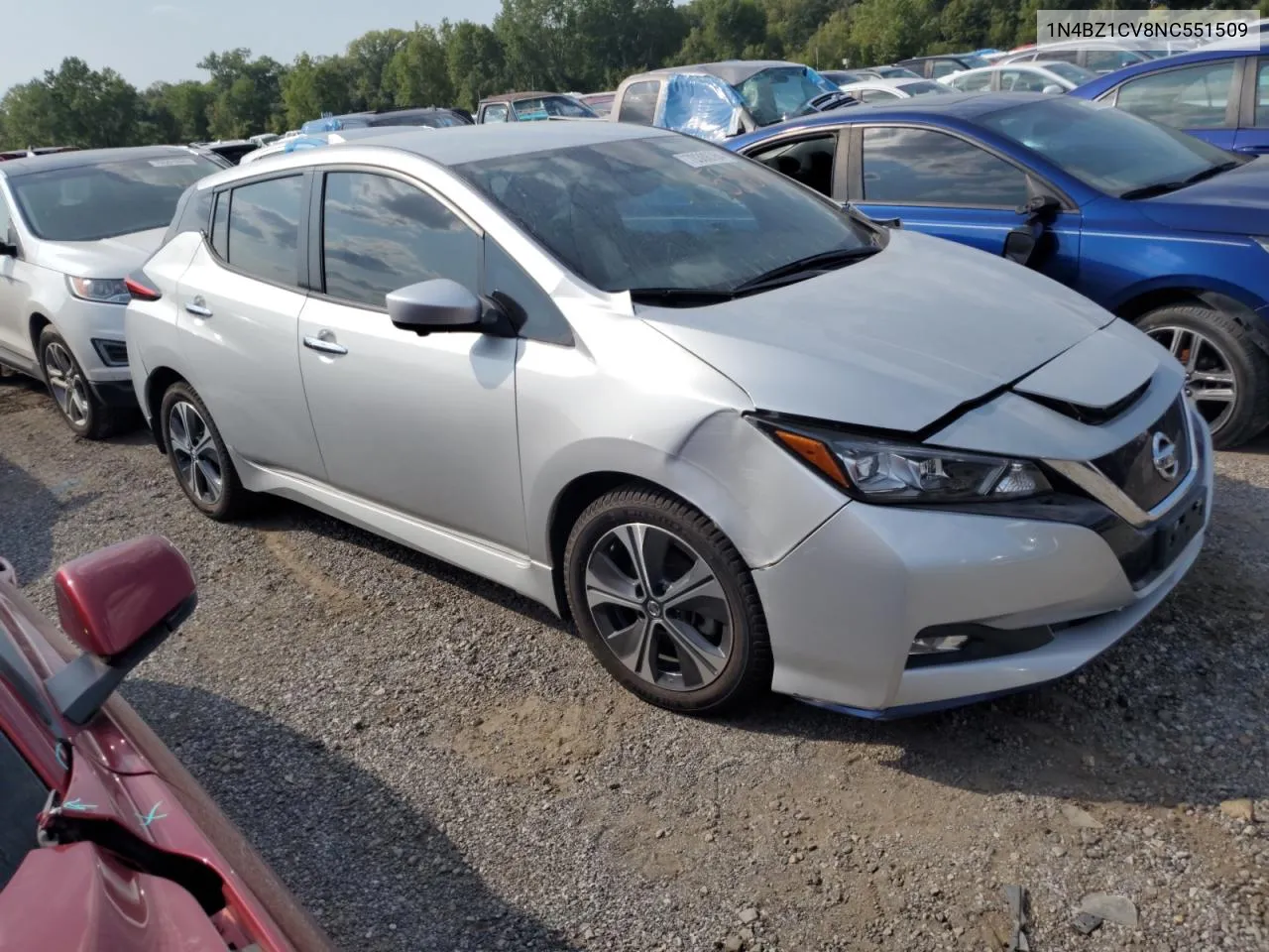 2022 Nissan Leaf Sv Plus VIN: 1N4BZ1CV8NC551509 Lot: 70308764