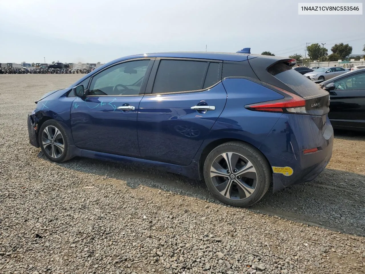 2022 Nissan Leaf Sv VIN: 1N4AZ1CV8NC553546 Lot: 70334074