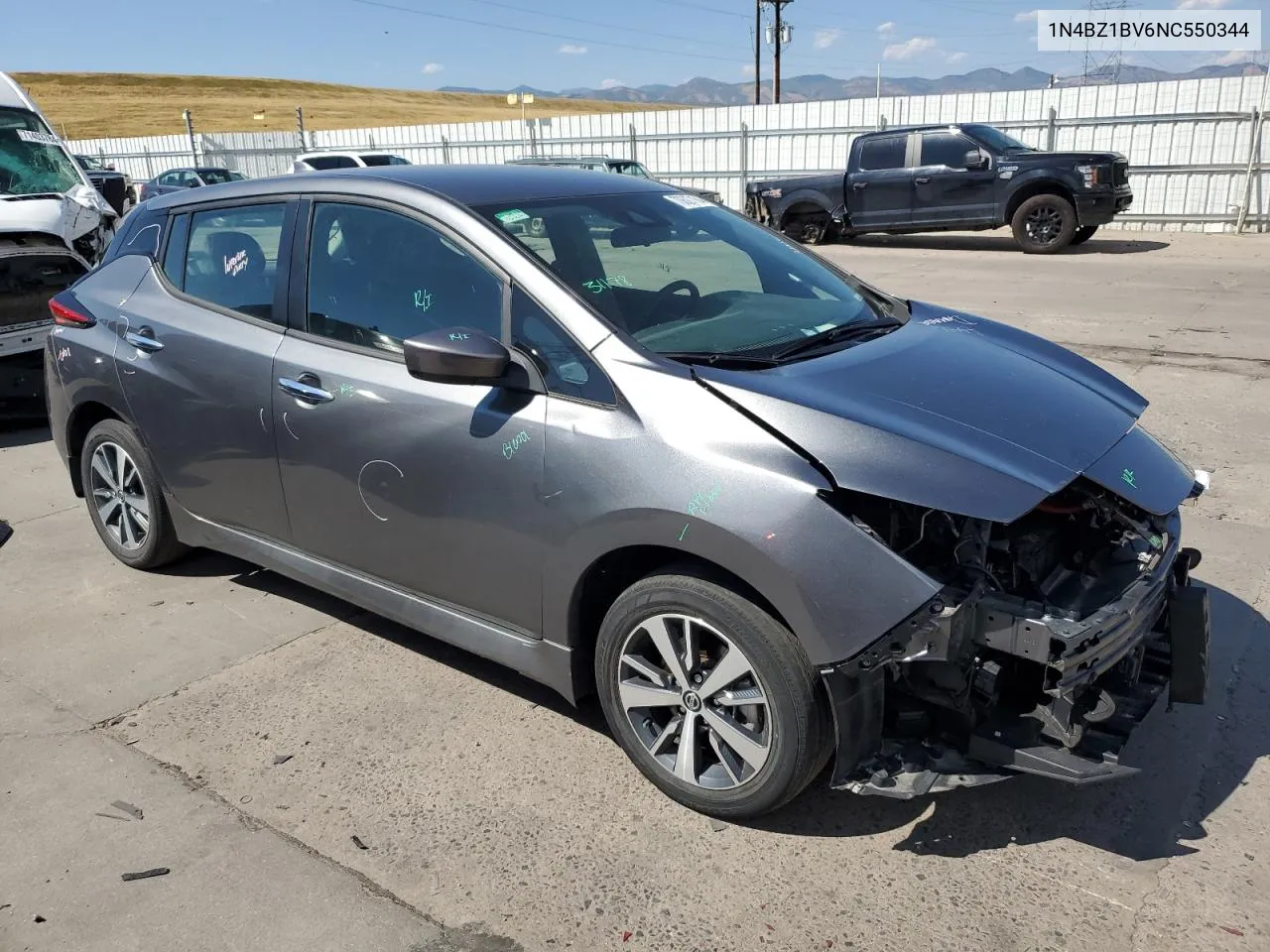 1N4BZ1BV6NC550344 2022 Nissan Leaf S Plus