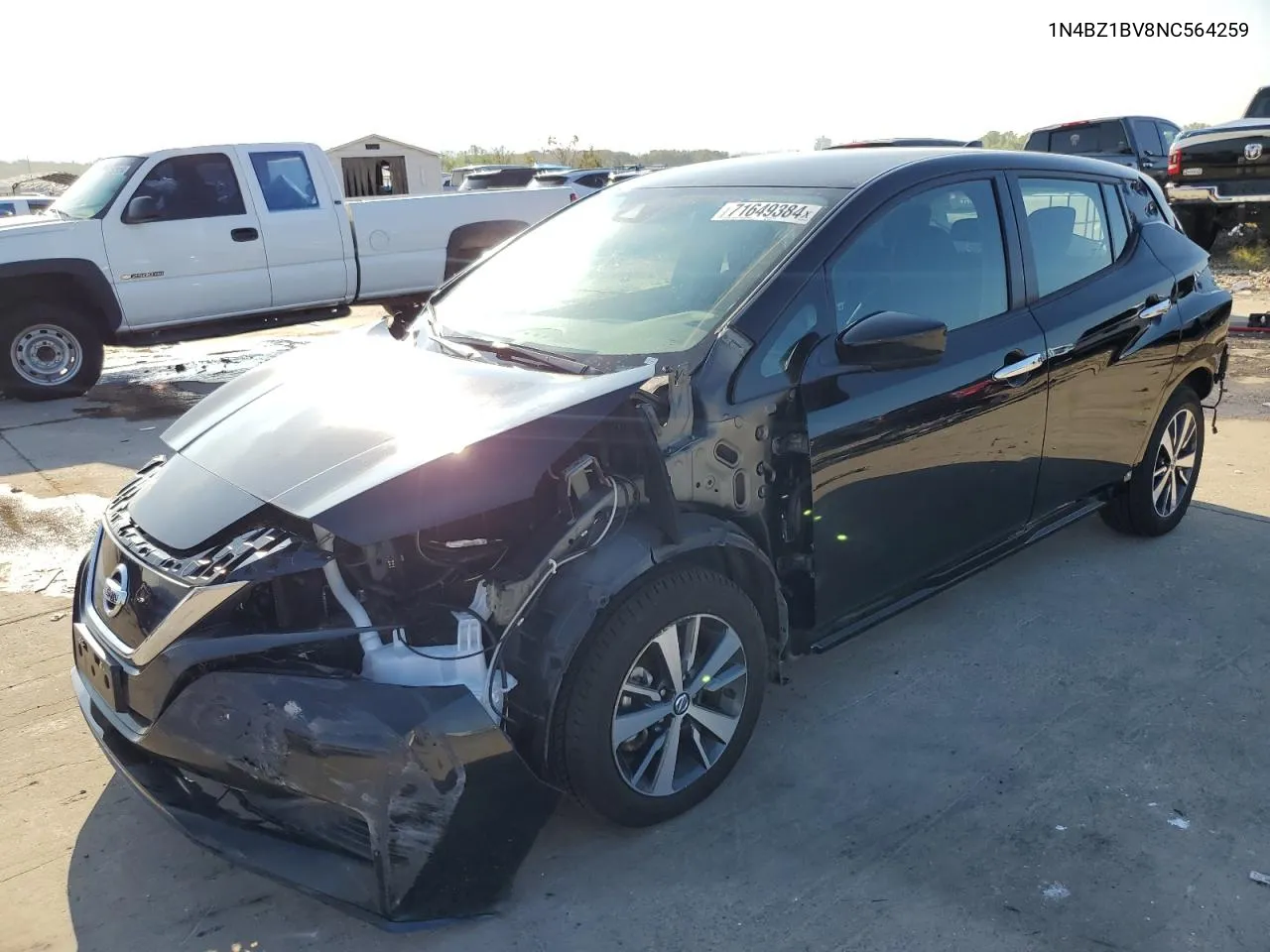 1N4BZ1BV8NC564259 2022 Nissan Leaf S Plus