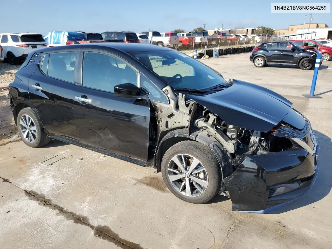 2022 Nissan Leaf S Plus VIN: 1N4BZ1BV8NC564259 Lot: 71649384