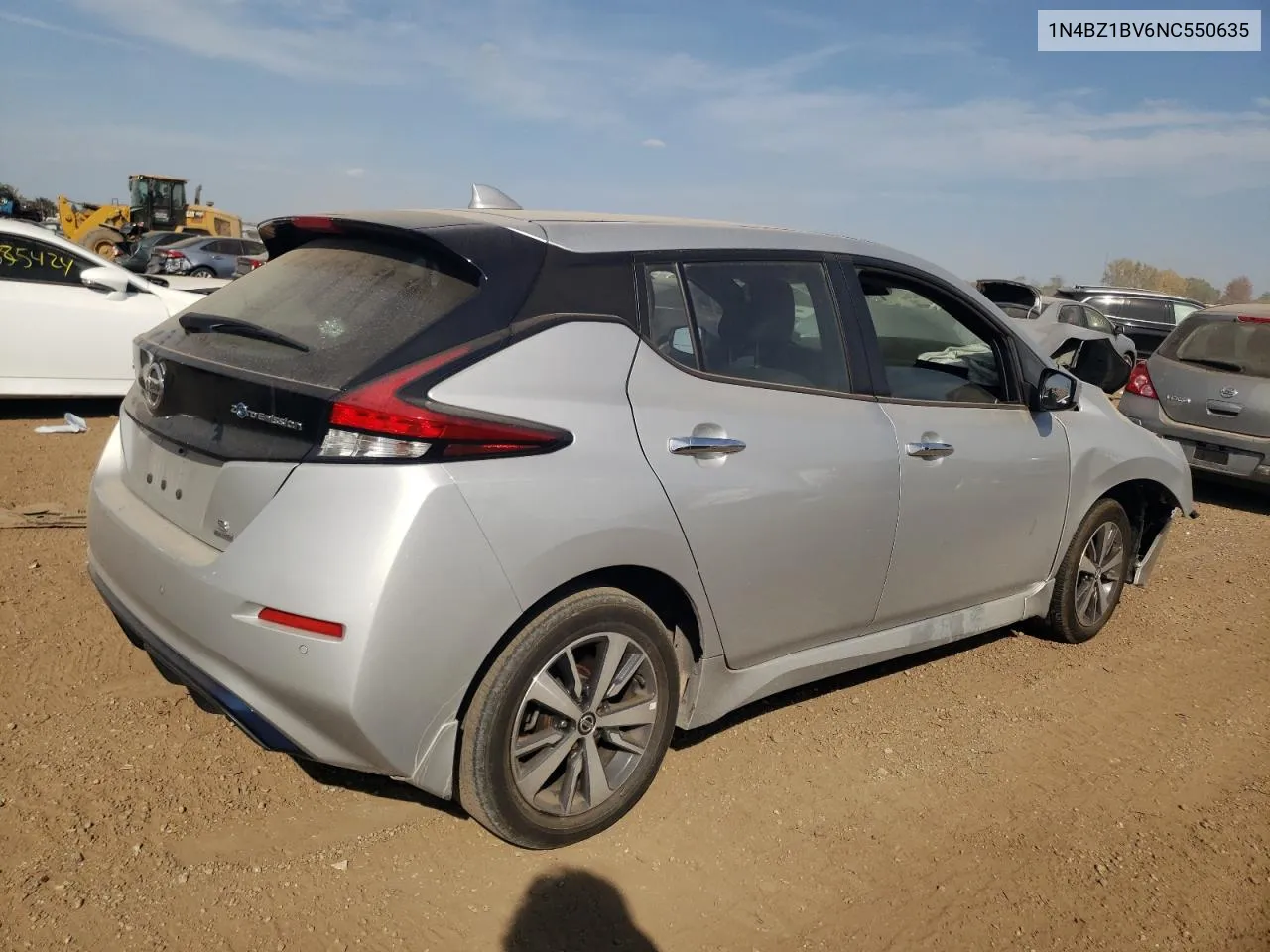 2022 Nissan Leaf S Plus VIN: 1N4BZ1BV6NC550635 Lot: 71965044