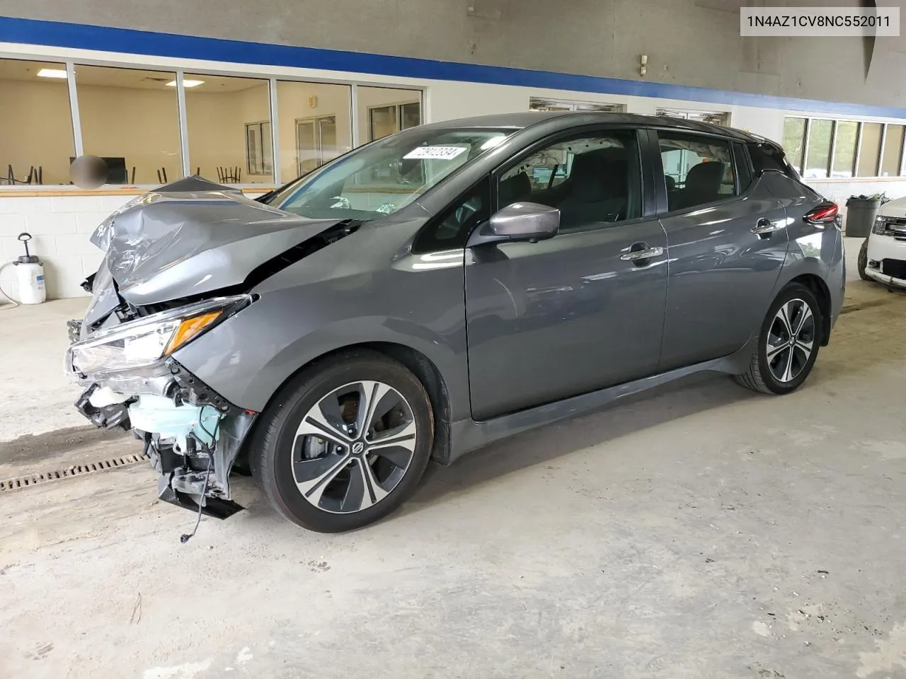 2022 Nissan Leaf Sv VIN: 1N4AZ1CV8NC552011 Lot: 72912334