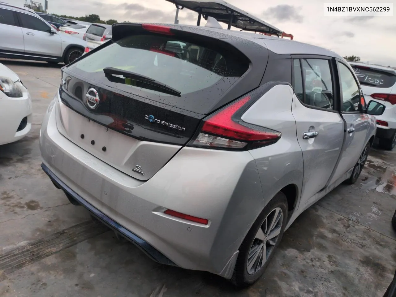 2022 Nissan Leaf S Plus VIN: 1N4BZ1BVXNC562299 Lot: 74548744