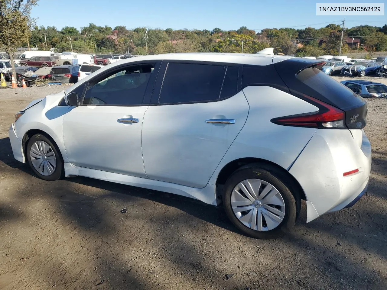 2022 Nissan Leaf S VIN: 1N4AZ1BV3NC562429 Lot: 76349694