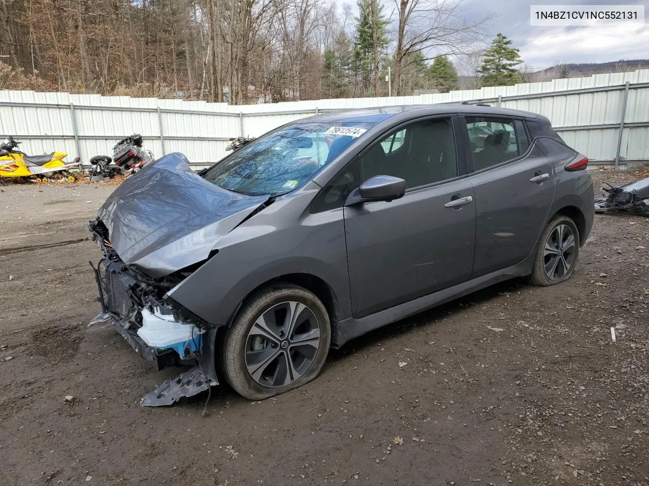 2022 Nissan Leaf Sv Plus VIN: 1N4BZ1CV1NC552131 Lot: 79612574