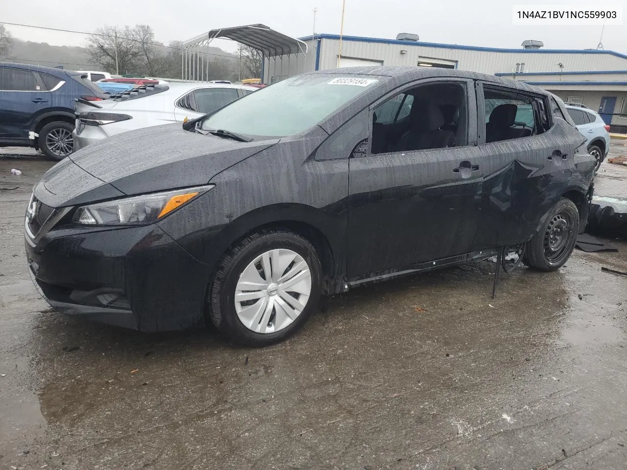 2022 Nissan Leaf S VIN: 1N4AZ1BV1NC559903 Lot: 80329184