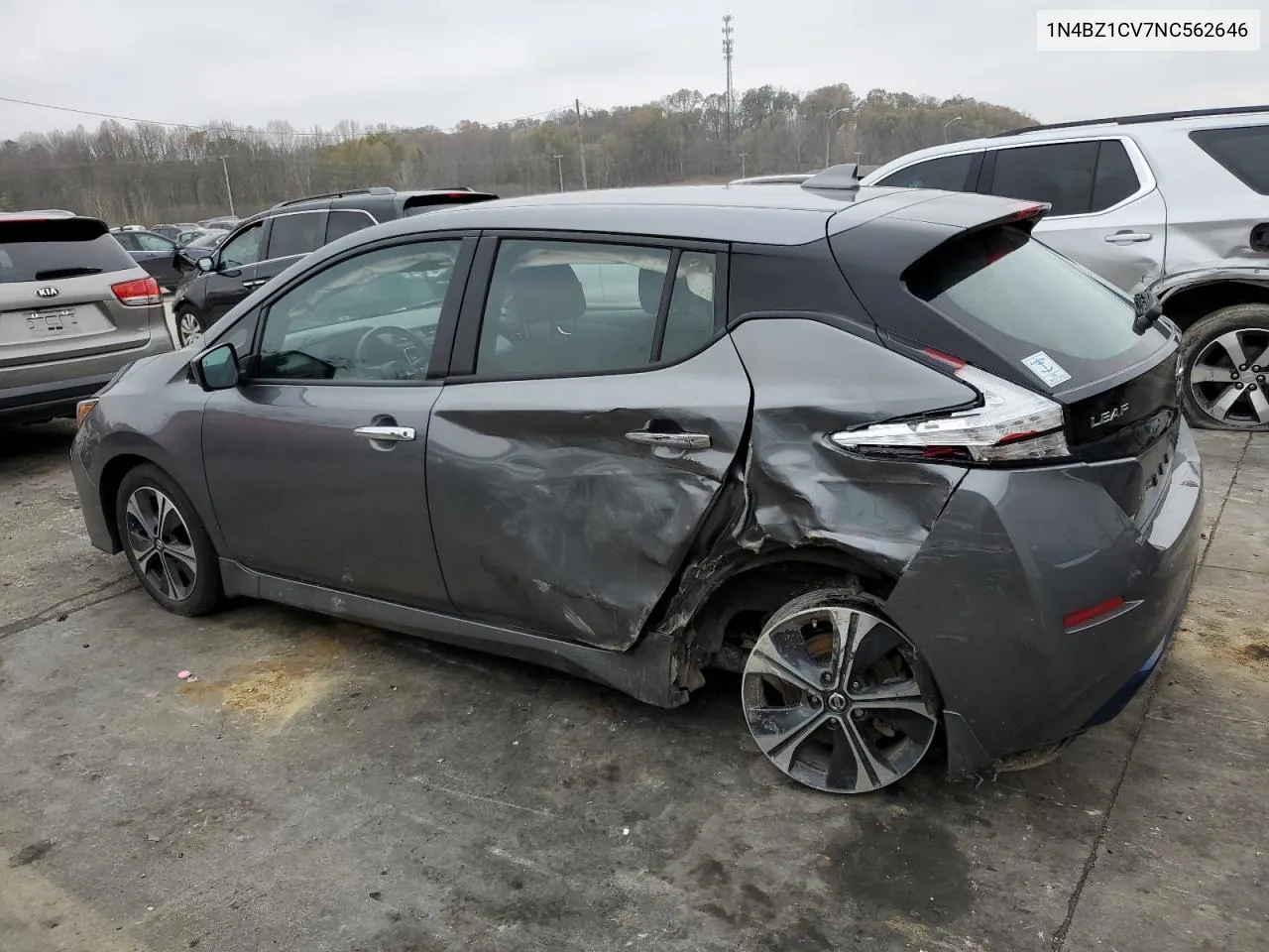 2022 Nissan Leaf Sv Plus VIN: 1N4BZ1CV7NC562646 Lot: 80796494