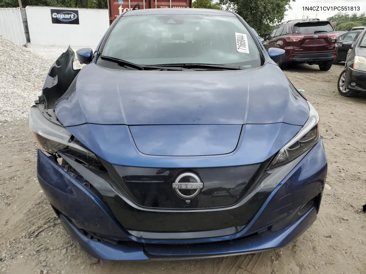 2023 Nissan Leaf Sv Plus VIN: 1N4CZ1CV1PC551813 Lot: 71669044