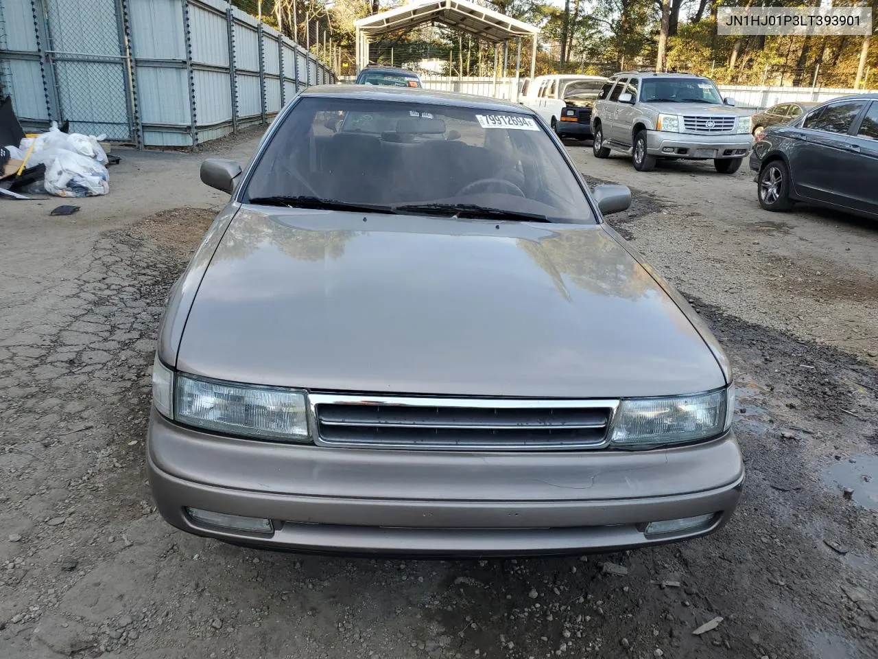 1990 Nissan Maxima VIN: JN1HJ01P3LT393901 Lot: 79912694