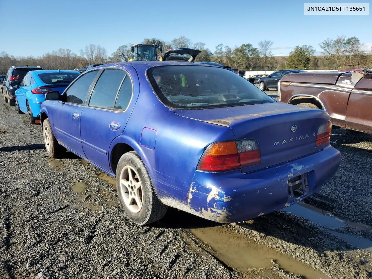 1996 Nissan Maxima Gle VIN: JN1CA21D5TT135651 Lot: 80339584