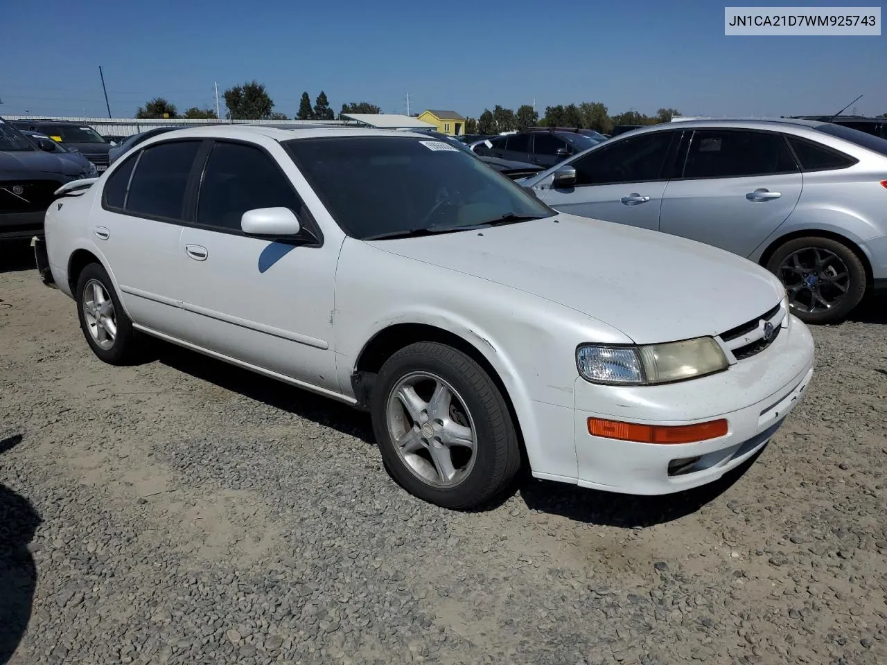 1998 Nissan Maxima Gle VIN: JN1CA21D7WM925743 Lot: 69066864