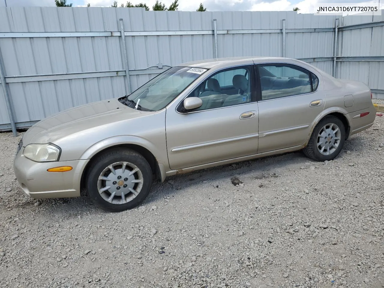 2000 Nissan Maxima Gle VIN: JN1CA31D6YT720705 Lot: 59893564