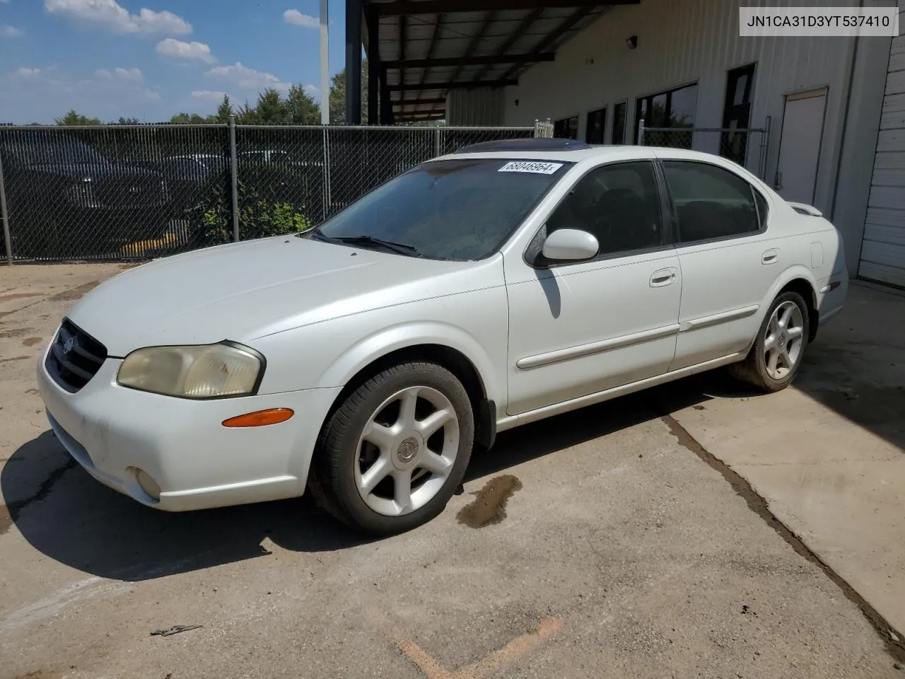 2000 Nissan Maxima Gle VIN: JN1CA31D3YT537410 Lot: 68046964