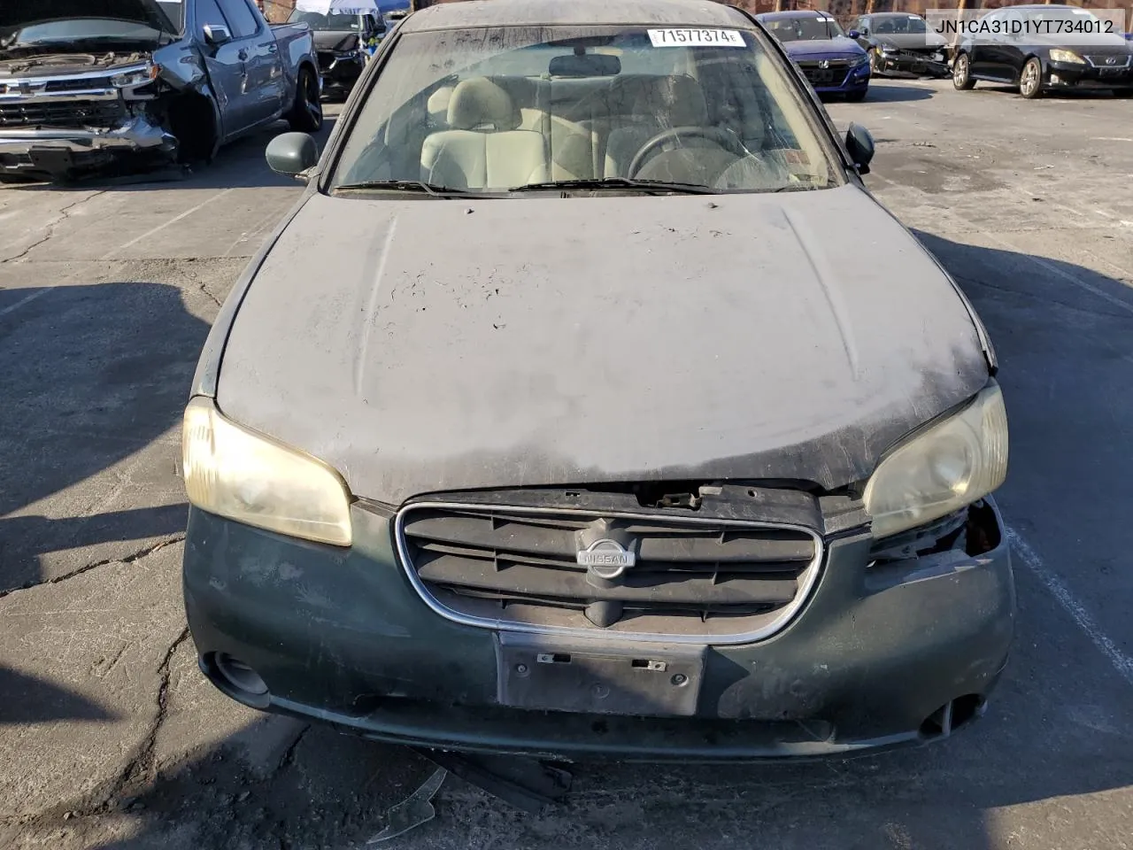 2000 Nissan Maxima Gle VIN: JN1CA31D1YT734012 Lot: 71577374