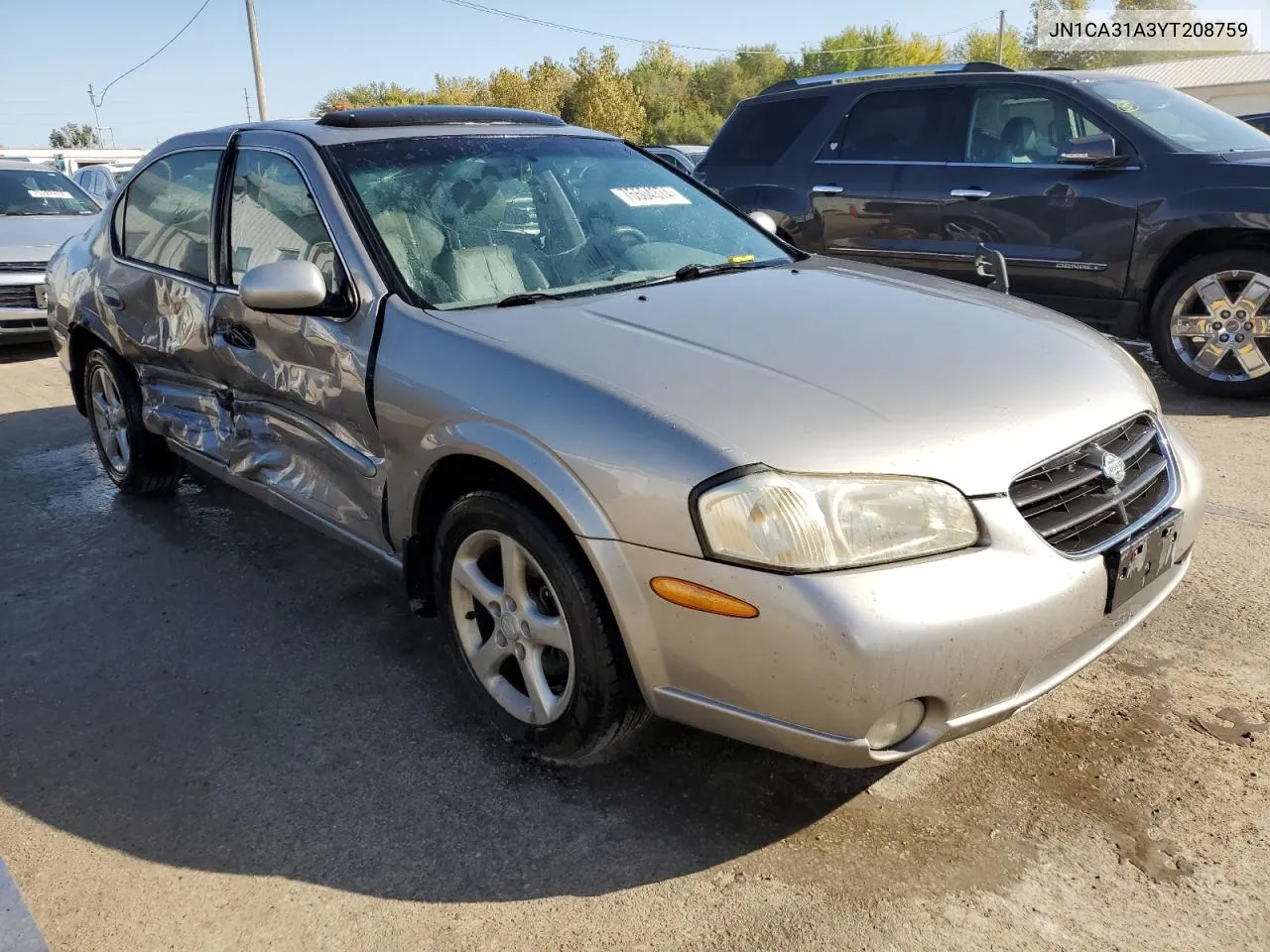 2000 Nissan Maxima Gle VIN: JN1CA31A3YT208759 Lot: 75504374