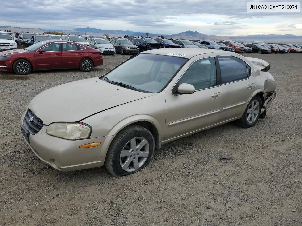 2000 Nissan Maxima Gle VIN: JN1CA31DXYT510074 Lot: 76632064