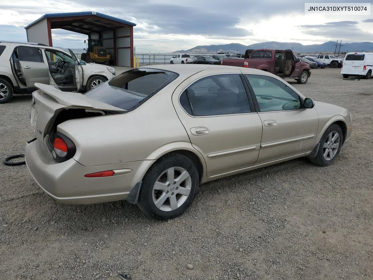 2000 Nissan Maxima Gle VIN: JN1CA31DXYT510074 Lot: 76632064