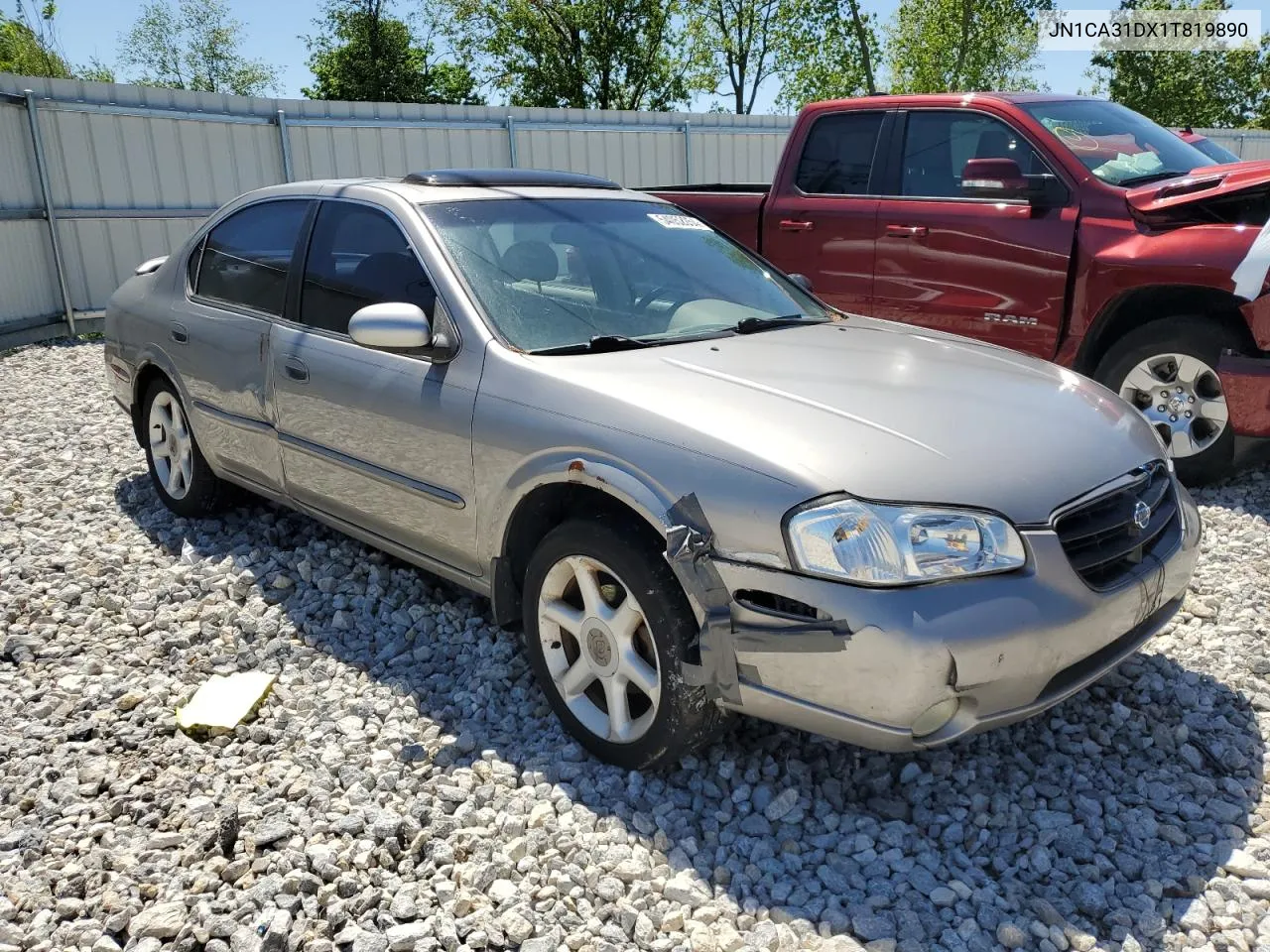 2001 Nissan Maxima Gxe VIN: JN1CA31DX1T819890 Lot: 54052054