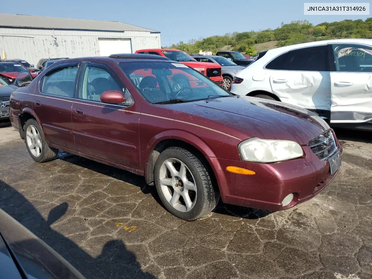 2001 Nissan Maxima Gxe VIN: JN1CA31A31T314926 Lot: 69869354