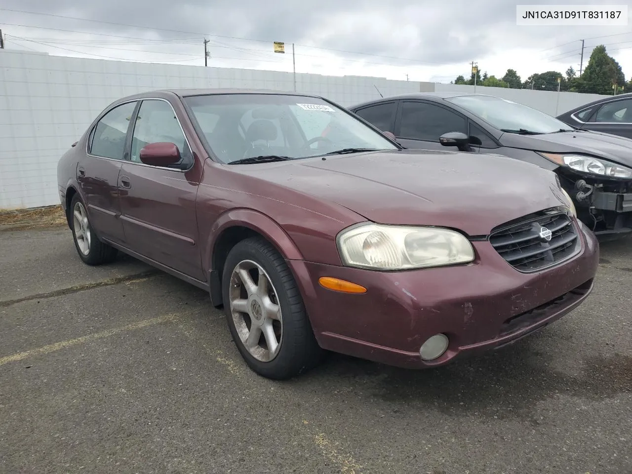 2001 Nissan Maxima Gxe VIN: JN1CA31D91T831187 Lot: 72222434