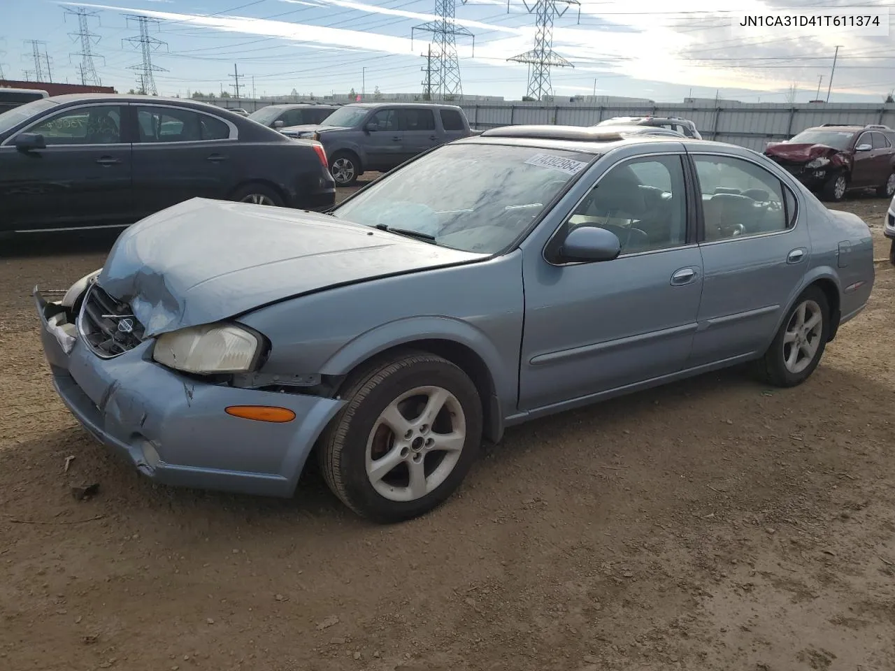 2001 Nissan Maxima Gxe VIN: JN1CA31D41T611374 Lot: 74392964