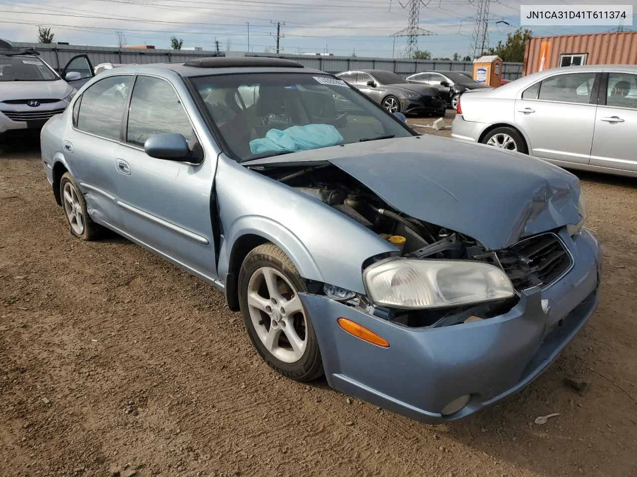 2001 Nissan Maxima Gxe VIN: JN1CA31D41T611374 Lot: 74392964