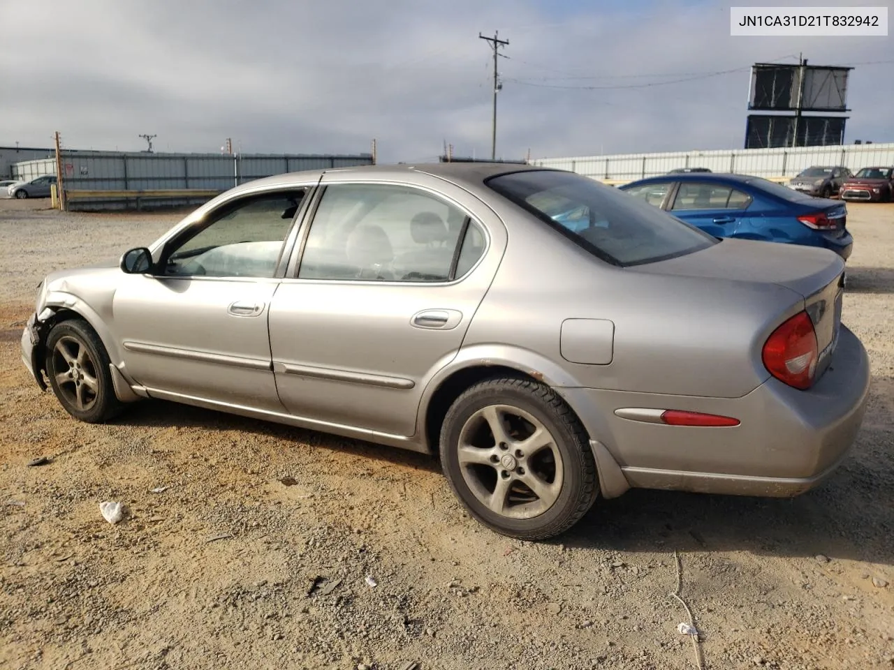 2001 Nissan Maxima Gxe VIN: JN1CA31D21T832942 Lot: 78465584