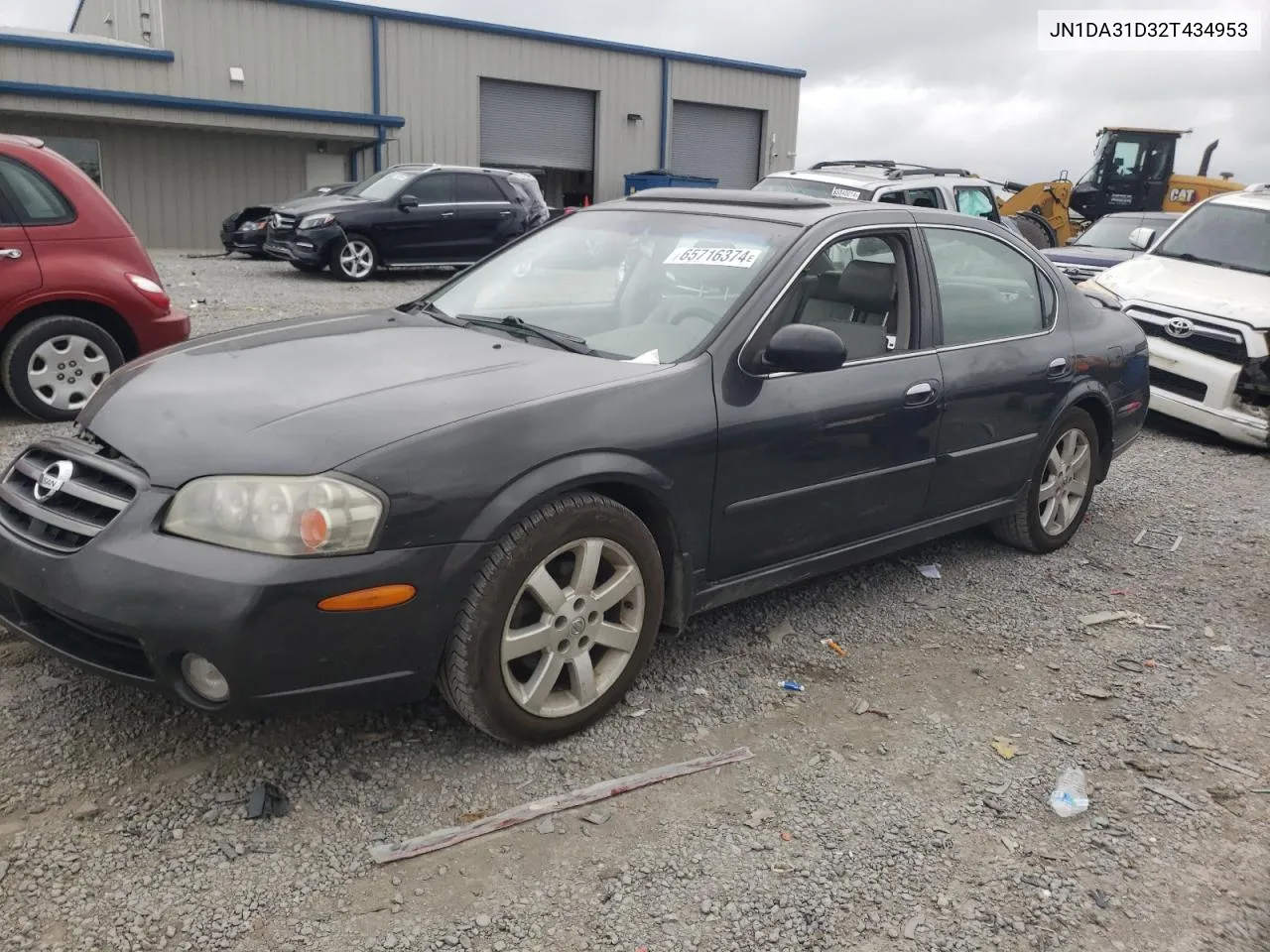 2002 Nissan Maxima Gle VIN: JN1DA31D32T434953 Lot: 65716374