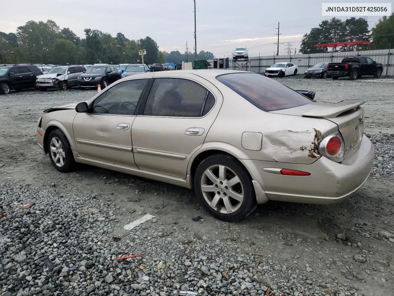 2002 Nissan Maxima Gle VIN: JN1DA31D52T425056 Lot: 73515654